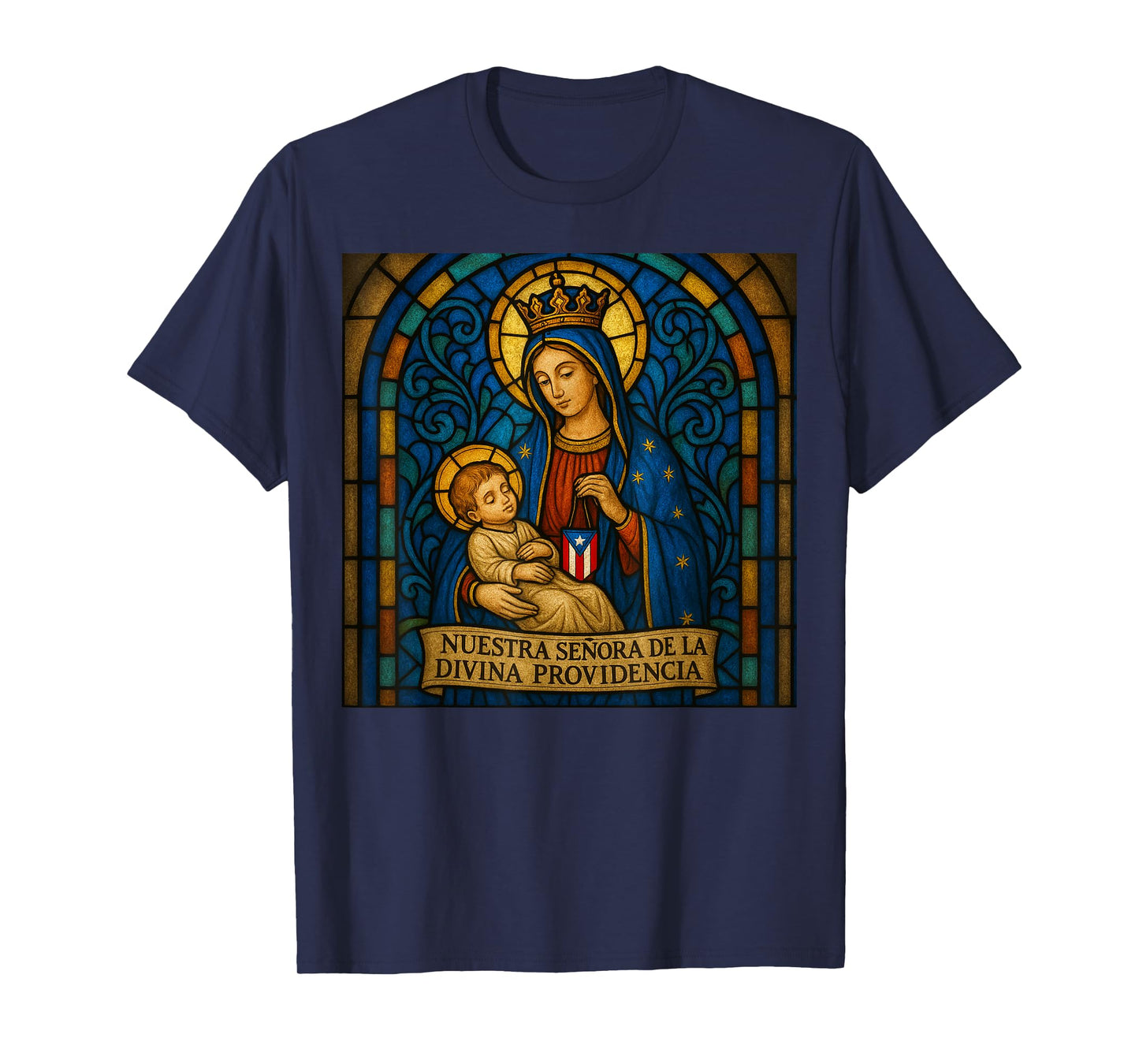 Puerto Rico Our Lady of Divine Providence Virgin Mary T-Shirt