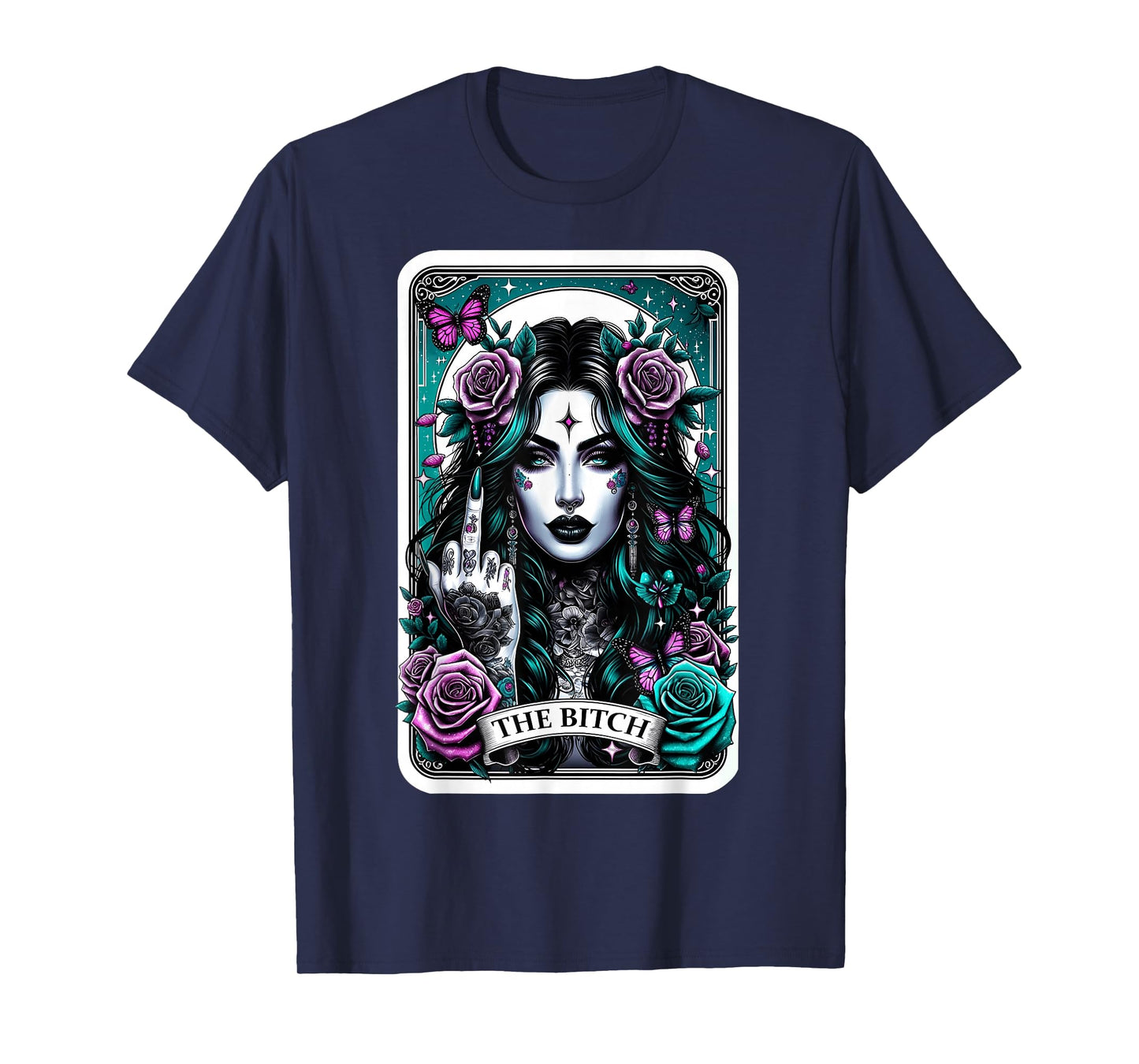 The Bitch Tarot Card T-Shirt