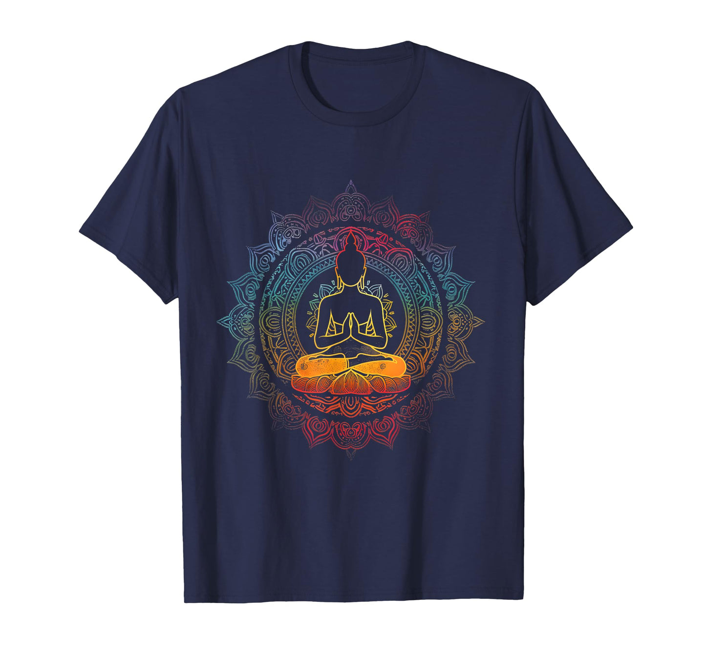 Zen Buddha Meditation Mandala Spiritual Buddhist Hindu T-Shirt