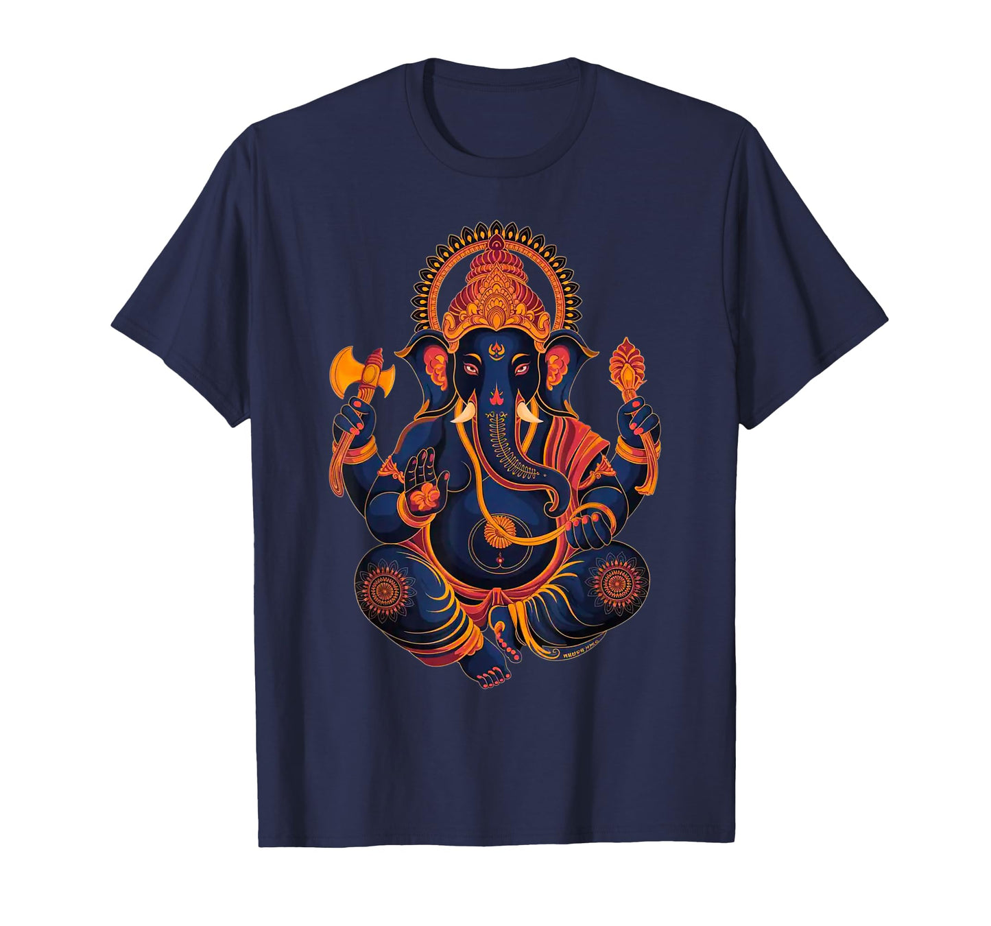 Hindu Ganesha Puja Elephant God India Meditation Yoga Murti T-Shirt