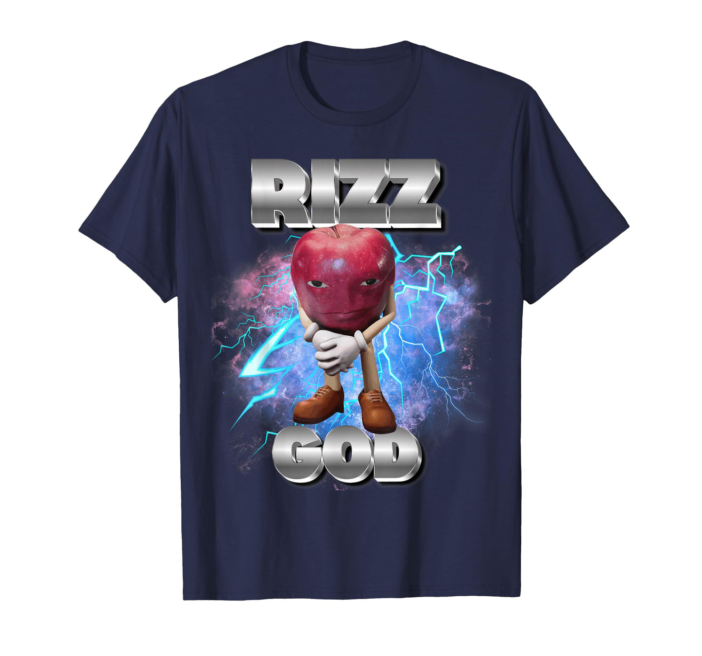 Rizz God Rizz Apple Funny Memes Internet Memes Gen-Z Memes T-Shirt
