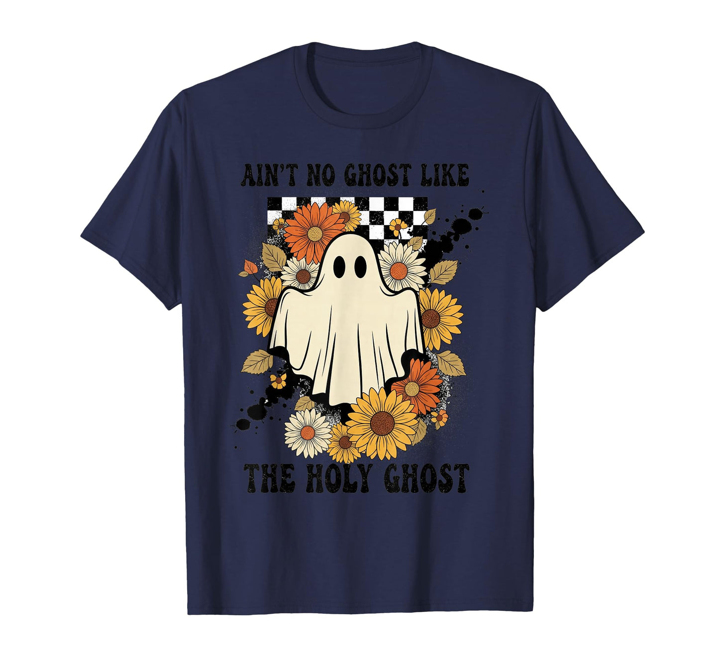 Funny Faith Ghost Retro Humor Design T-Shirt