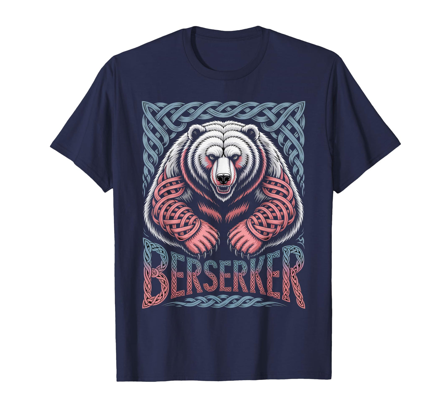 Celtic Knotwork Berserker Bear Nordic Viking Spirit T-Shirt