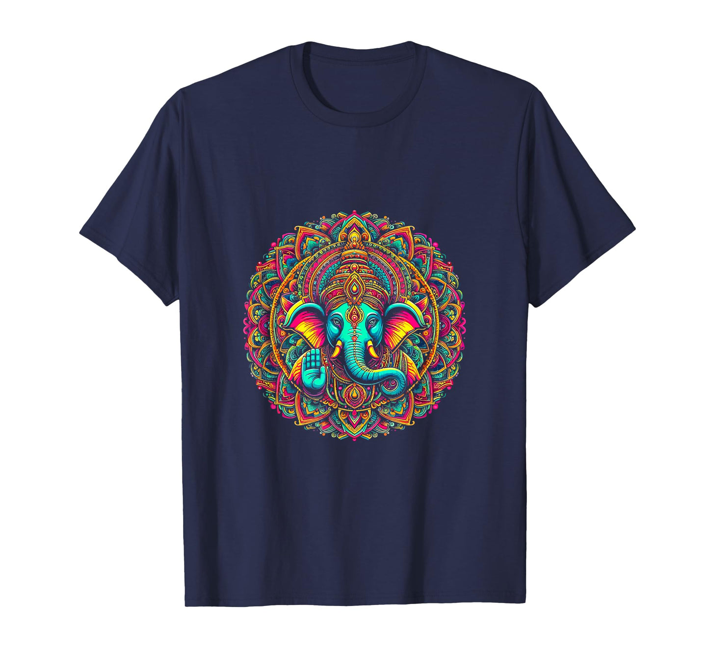 Ganesh Symbol Yoga Hindu Elephant God Ganesha Puja T-Shirt
