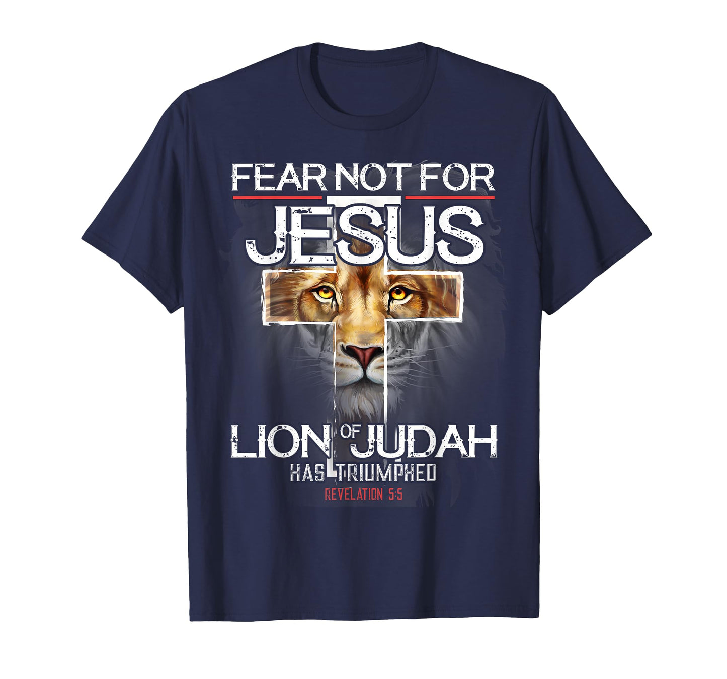 for Jesus Christ Judah Lion Christians Bible Religious T-Shirt