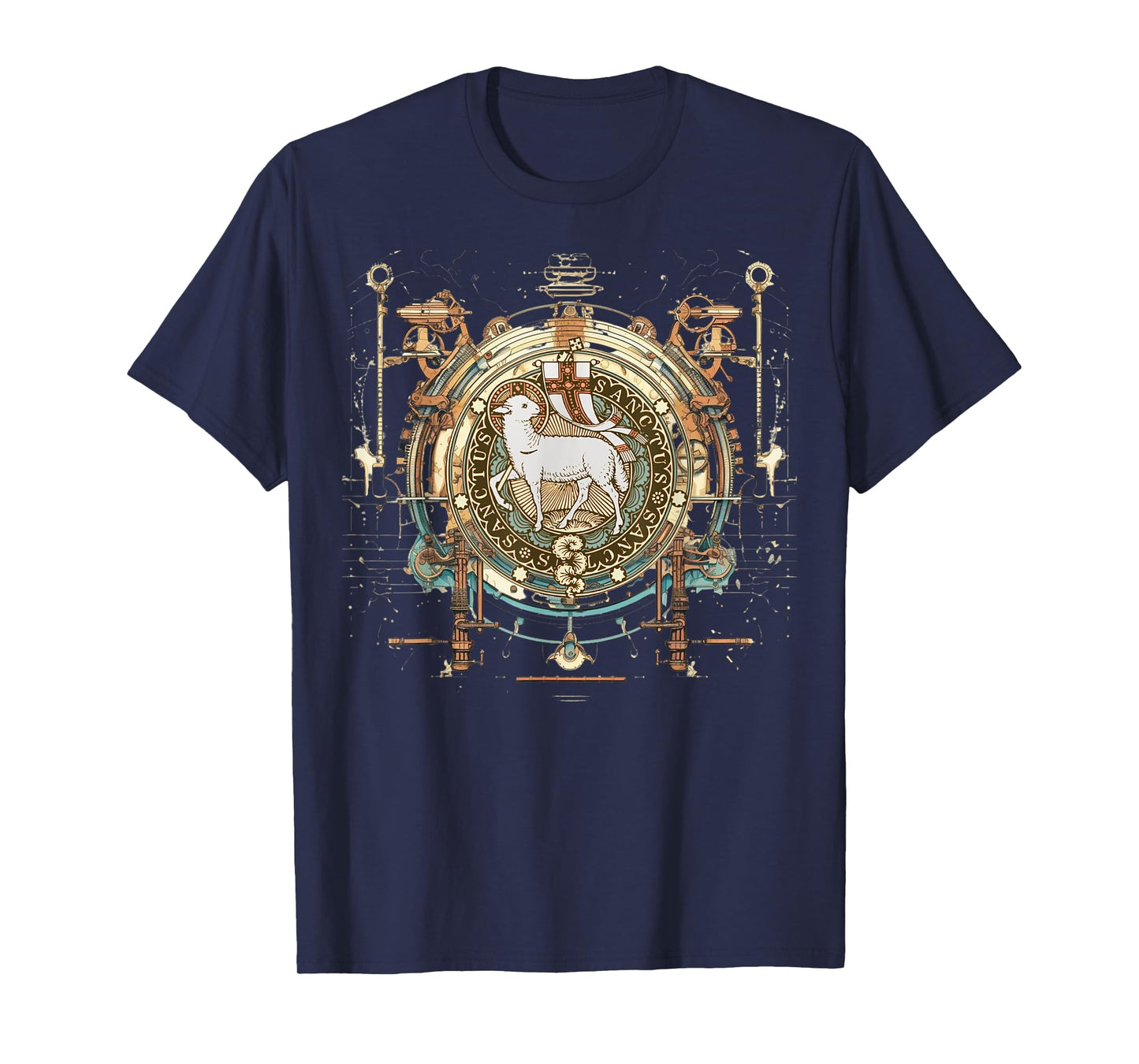 Agnus Dei Sanctus Traditional Latin Mass Catholic T-Shirt