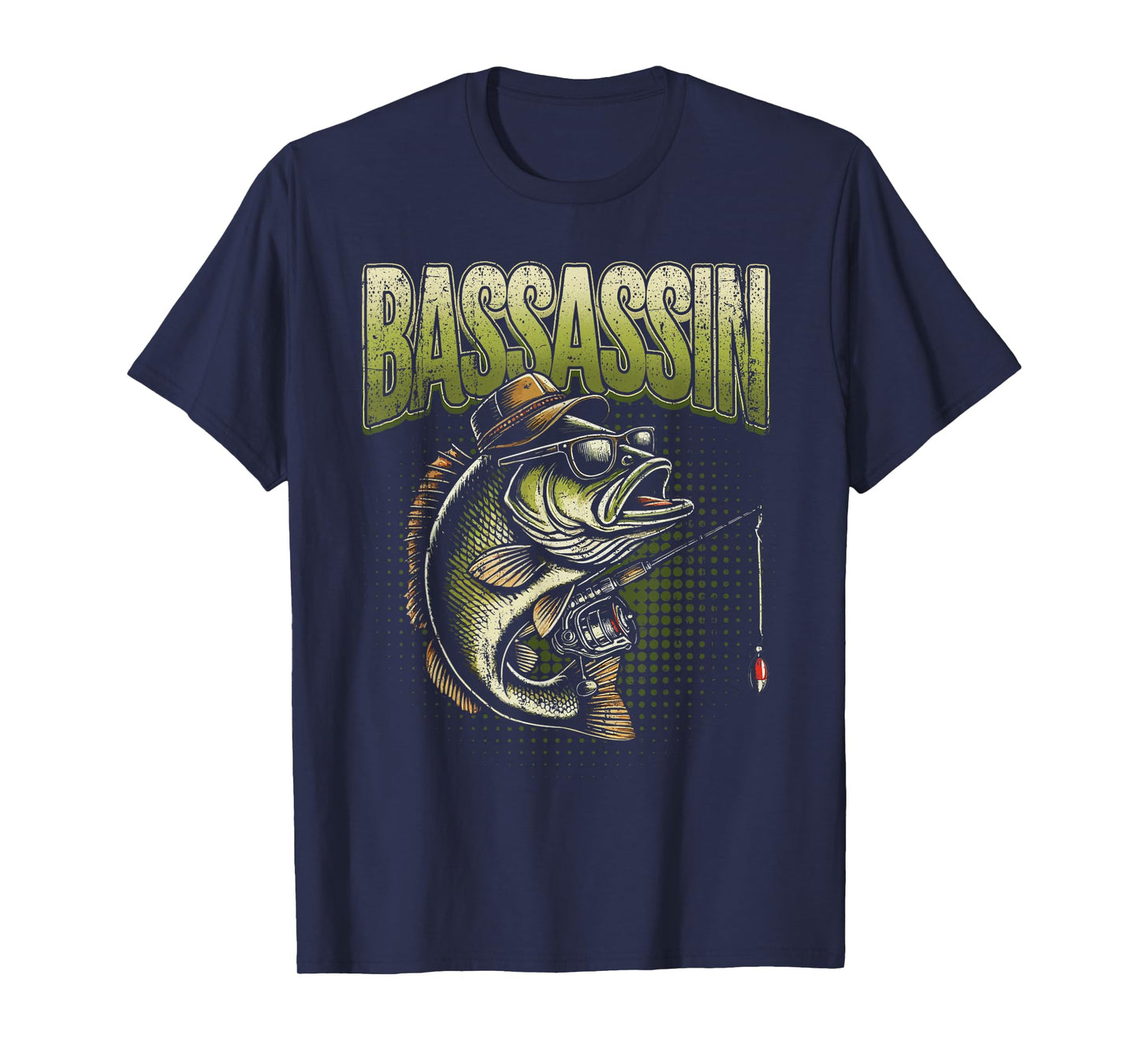 Funny Bass Fisherman Fishing meme T-Shirt