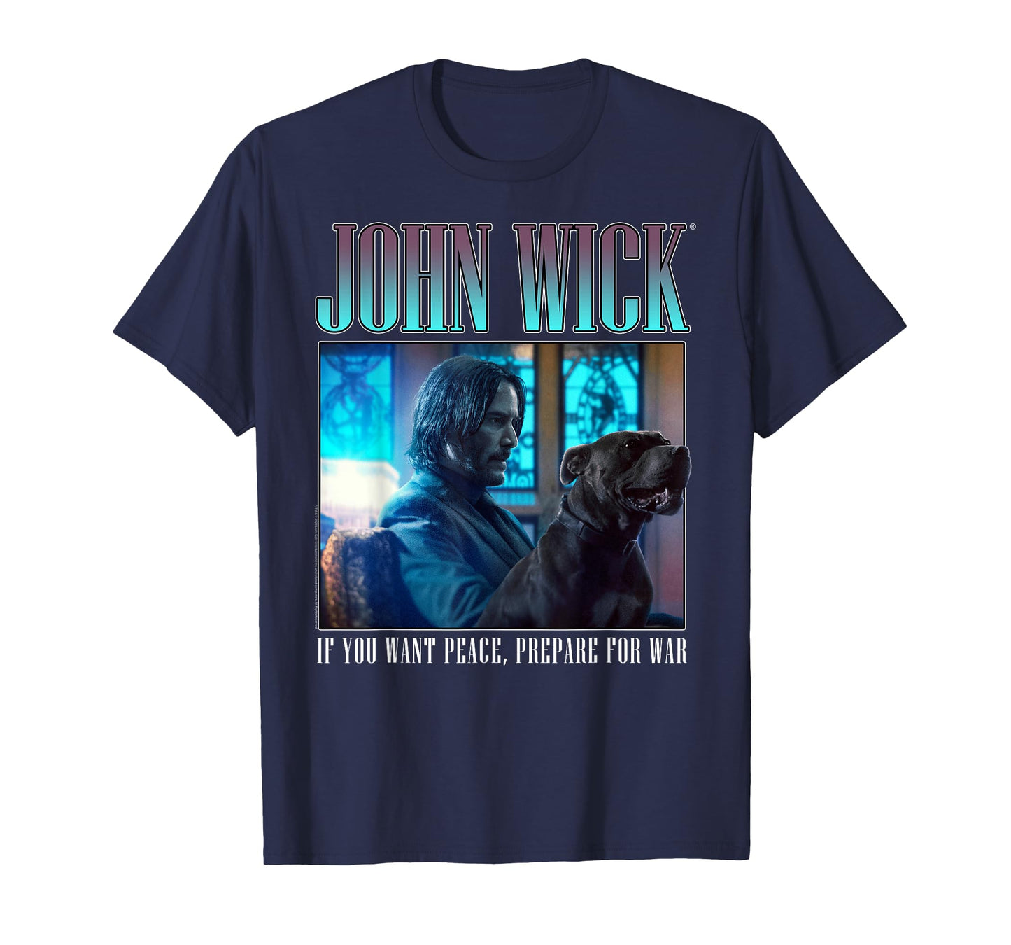 John Wick 90's Bootleg Prepare for War Dog Action Movie T-Shirt for Men Women