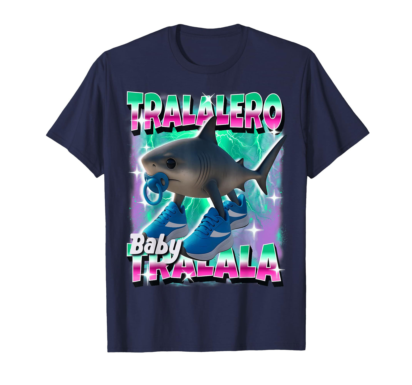 Tralalero Tralala Italian-Brainrot He Loves And Obeys God T-Shirt