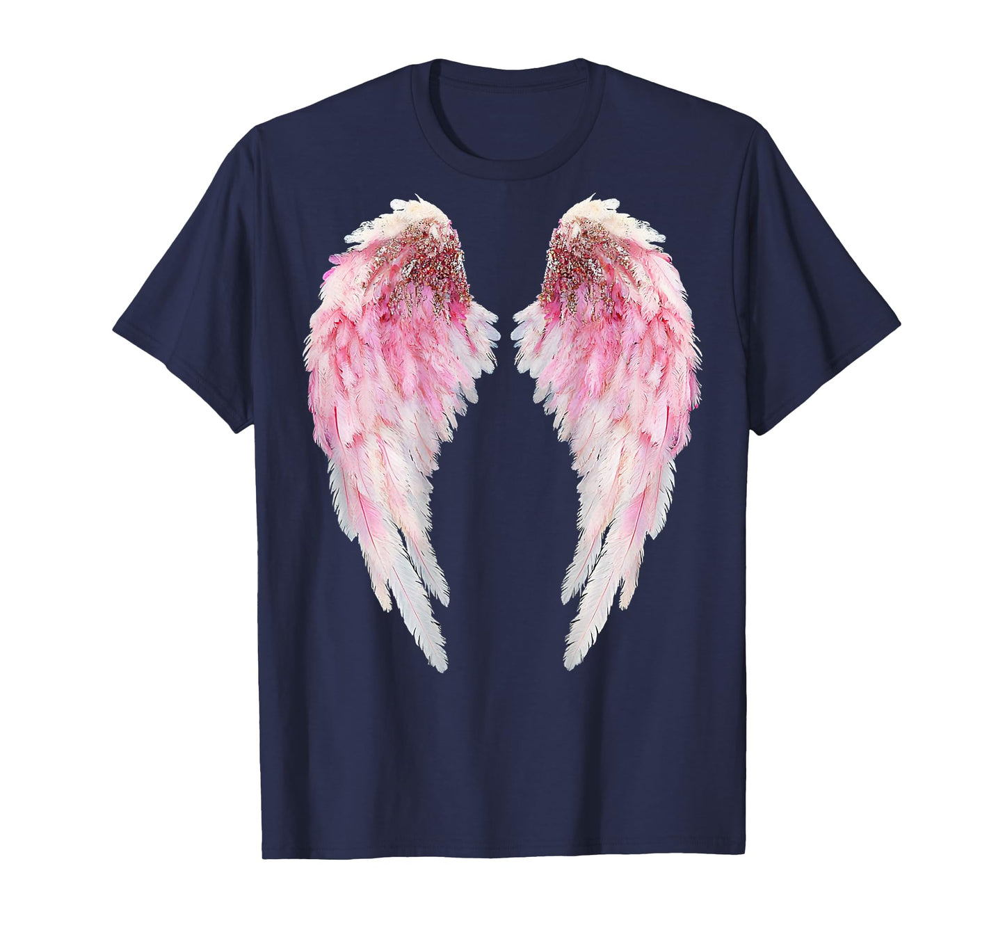 Angel Wings Pink Graphic T-Shirt