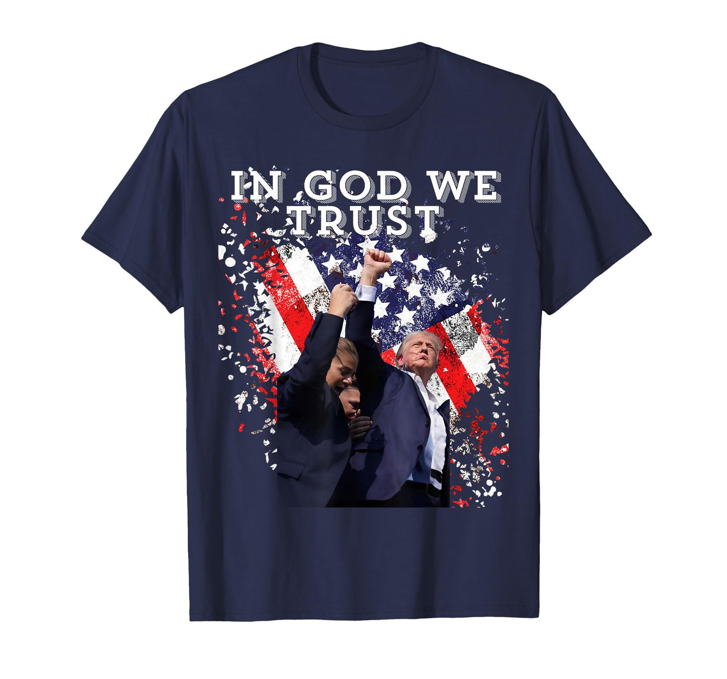Trump Rally Shooter "In God We Trust" Trump 2024 T-Shirt