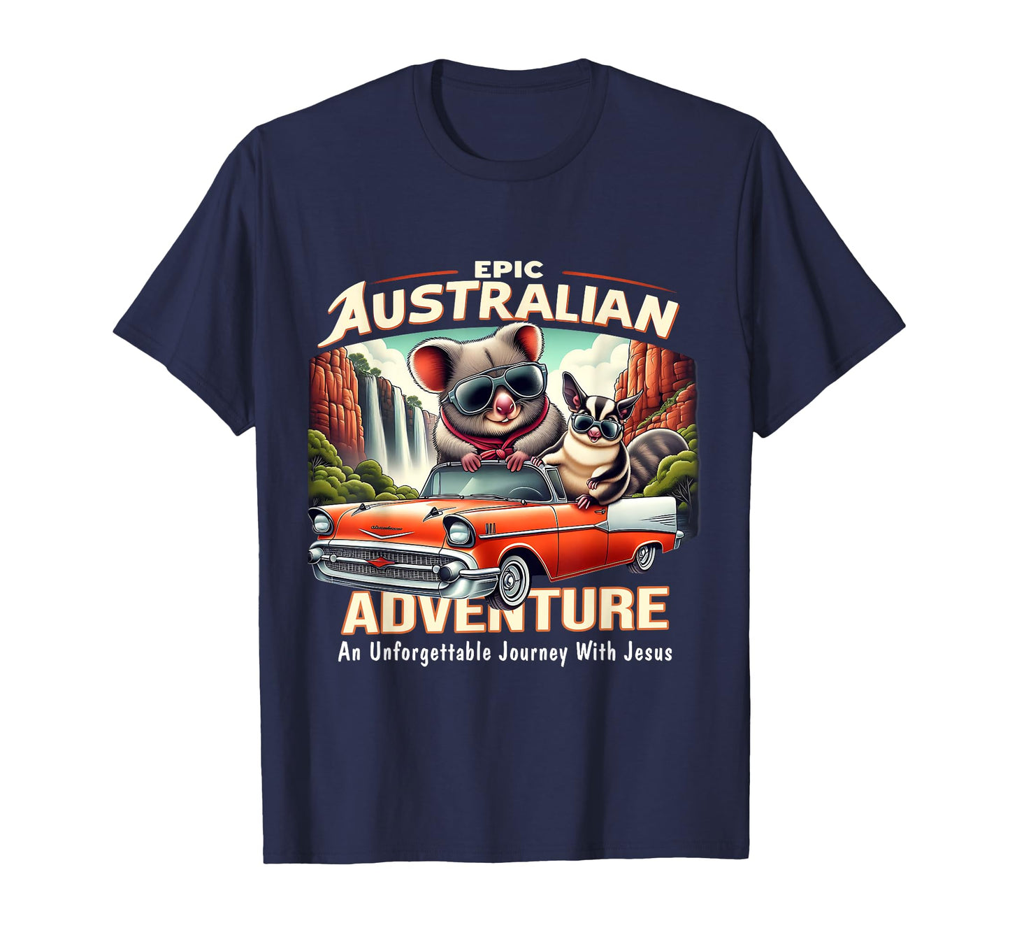 Funny Epic Australian Adventure Jesus VBS 2025 For Kids T-Shirt