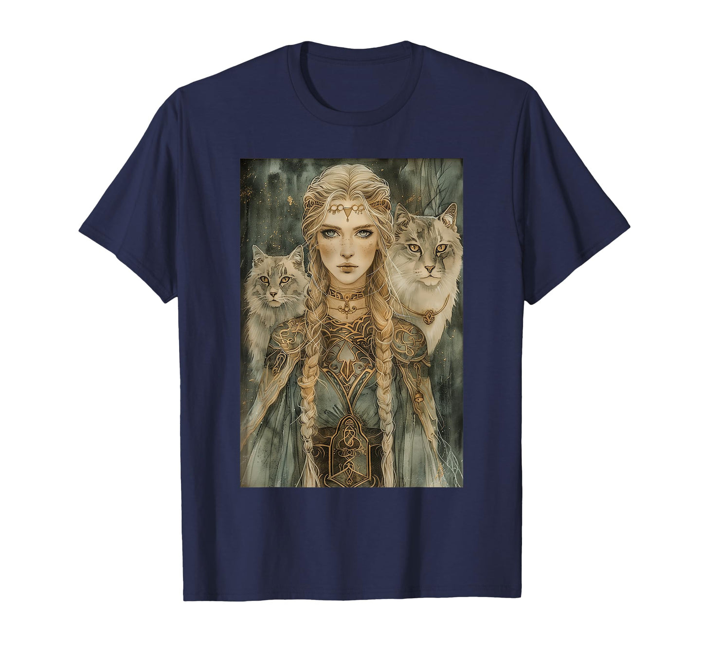Freyja: Norse Goddess of Witchcraft, Love, and War T-Shirt