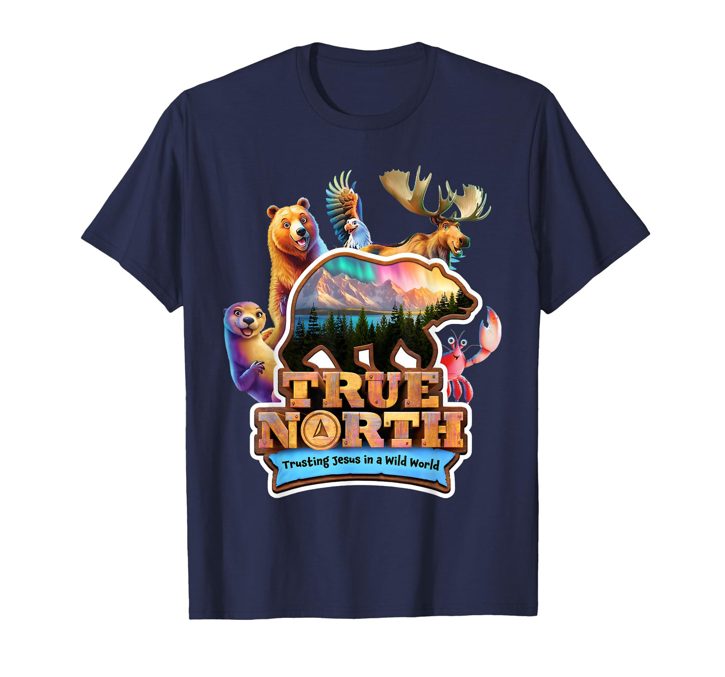 True North VBS 2025 Trusting Jesus Christian Camp T-Shirt