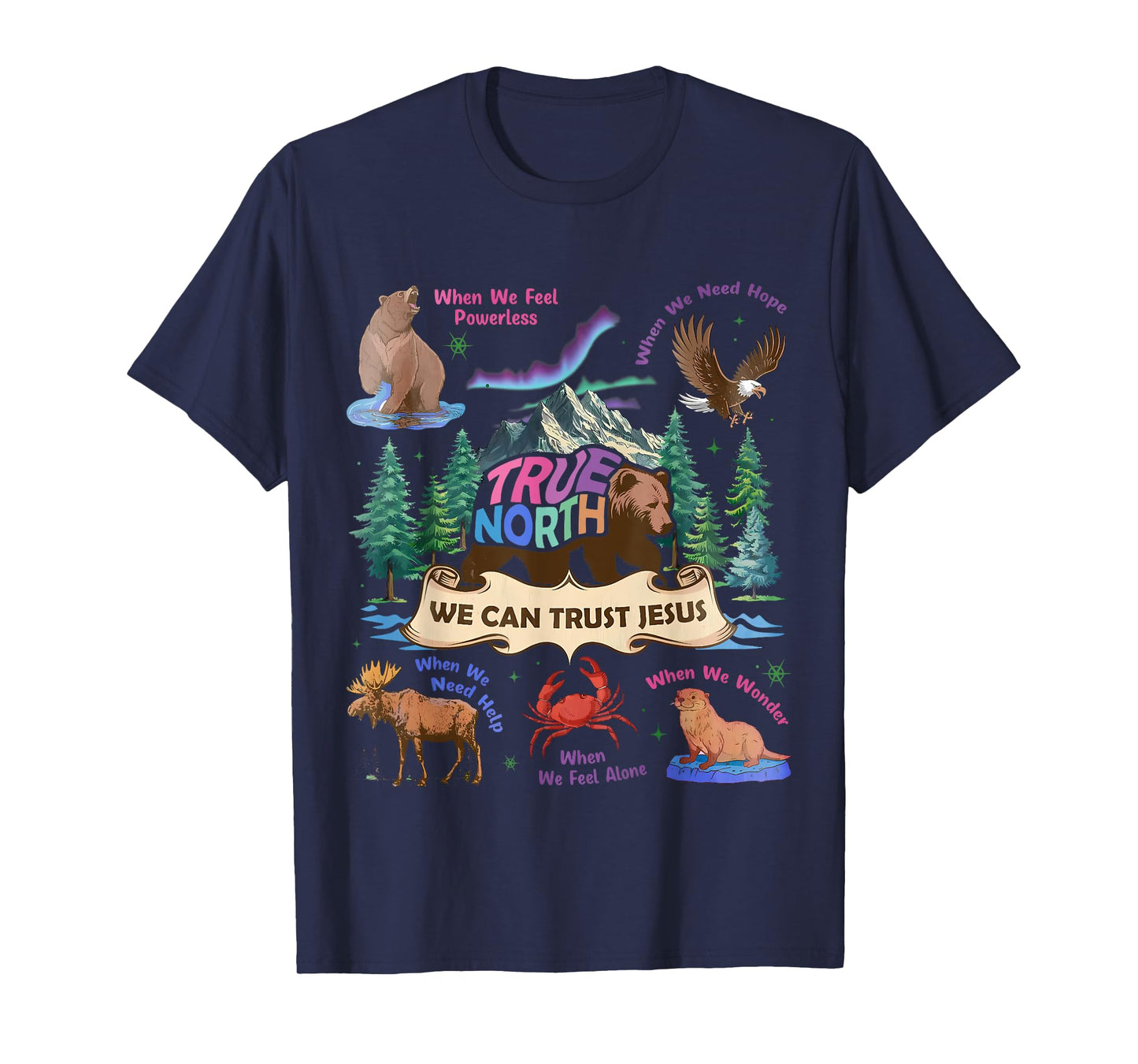 True North VBS 2025 Trusting Jesus Wilderness Christian T-Shirt
