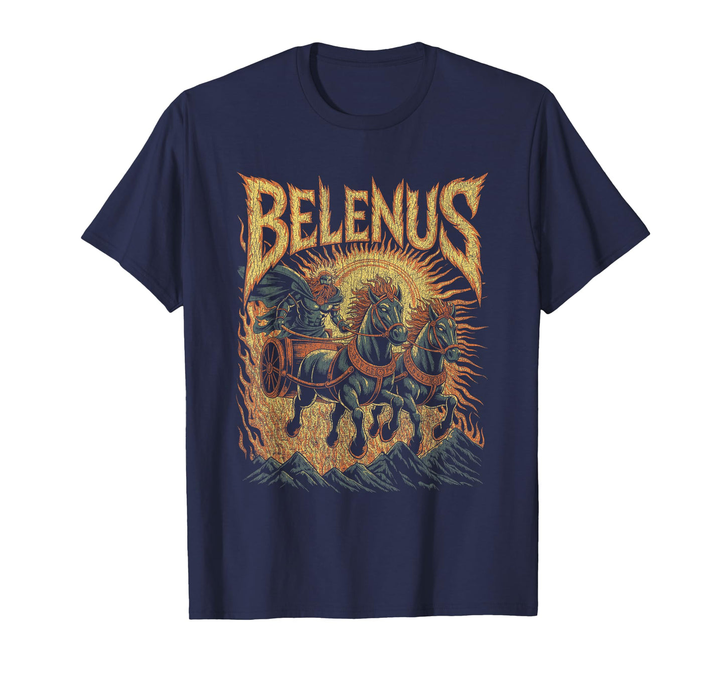 Belenus Celtic Sun God Solar Chariot Mythology T-Shirt