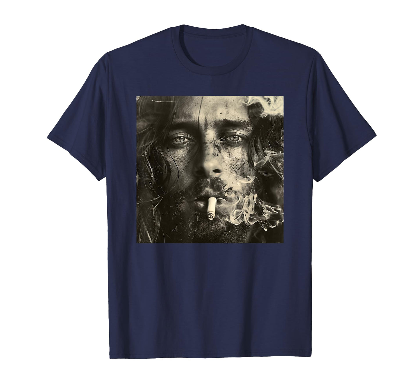 Cooler Jesus Christ Smokes, Resistance, Rebellious Jesus T-Shirt