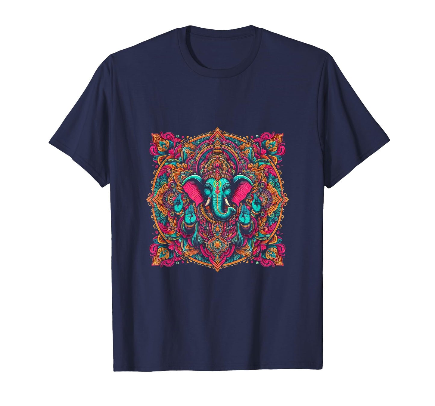 Ganesh Symbol Yoga Hindu Elephant God Ganesha Puja T-Shirt