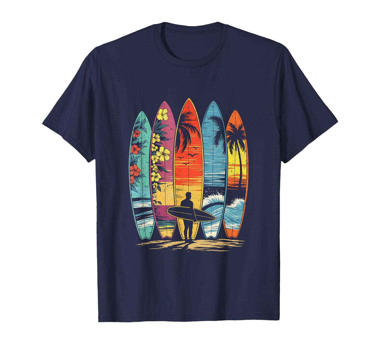 Surfboarder Hawaii Wave Surfing Lover Beach Surfer Men Women T-Shirt