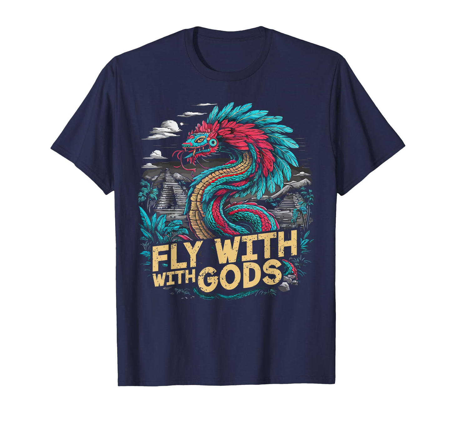 Aztec God Aztec Culture Mayan Indigenous Quetzalcoatl T-Shirt