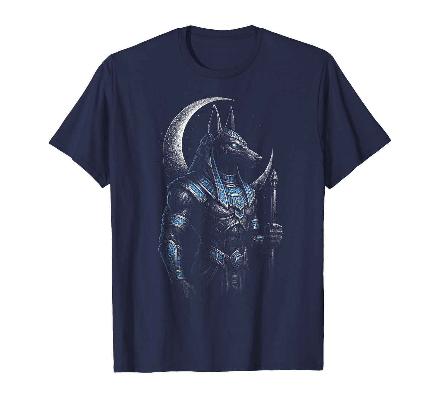 Anubis Egyptian Mythology Warrior God Cosmic T-Shirt