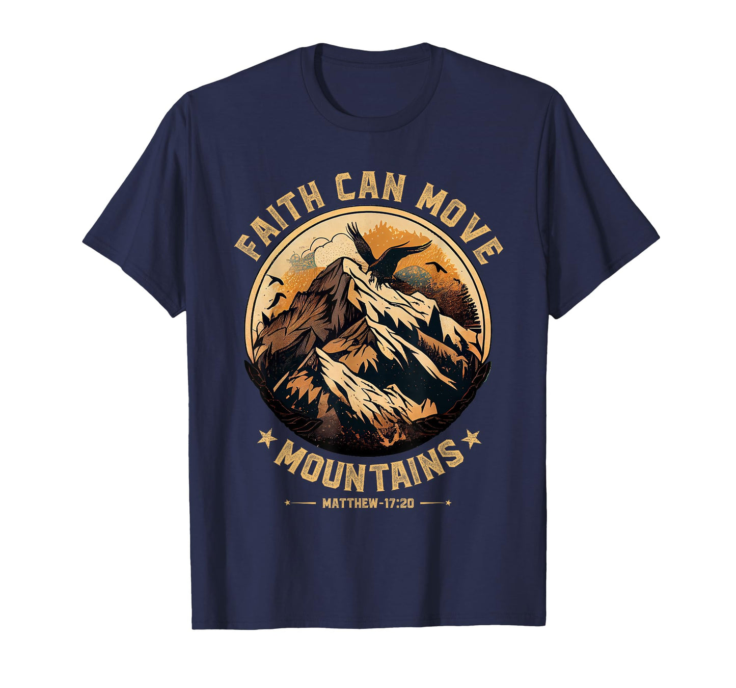 Faith Can Move Mountains Shirt Christian Men Women Kids T-Shirt