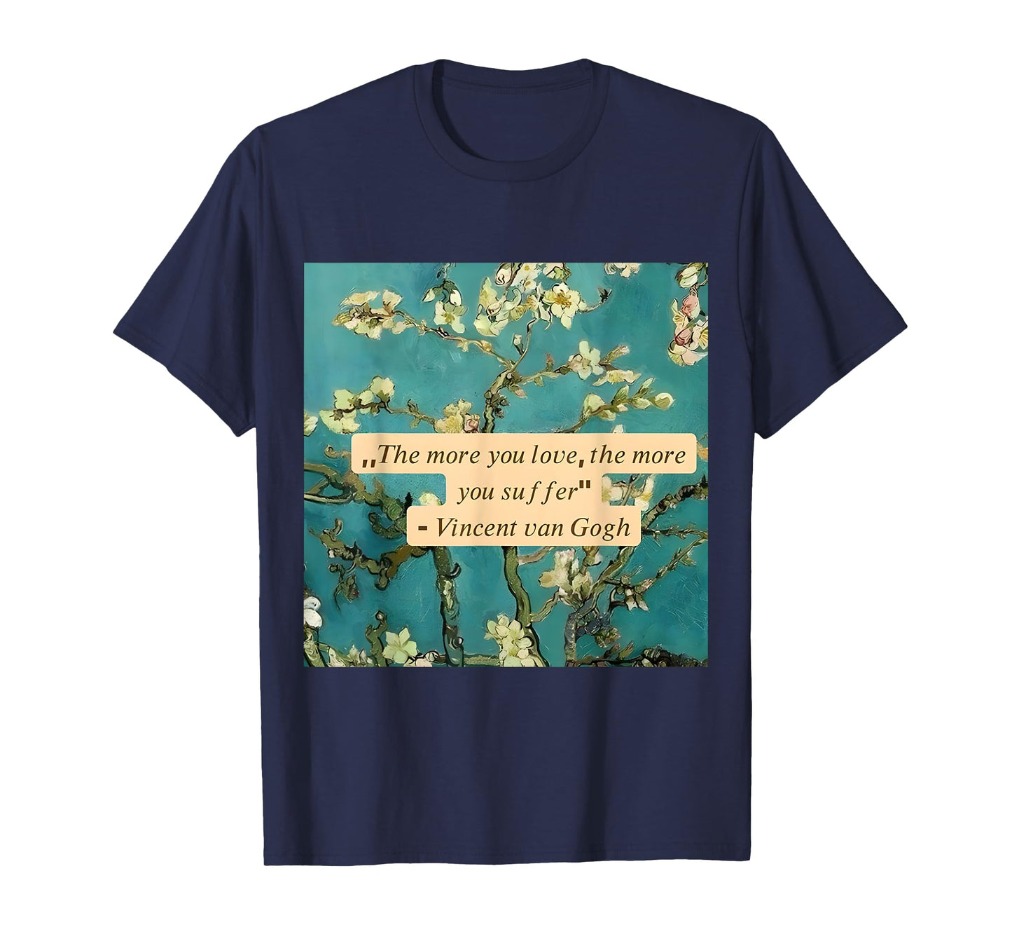 Almond Blossom Vincent Van Gogh Fans Famous Artist Tribute T-Shirt