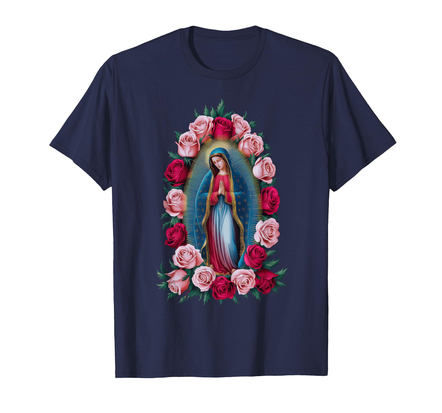 Our Lady Virgin Mary Guadalupe Christian Catholic T-Shirt