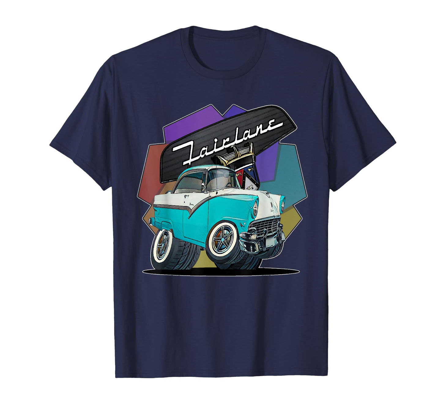 1956 56 fairlane, classic car art T-Shirt
