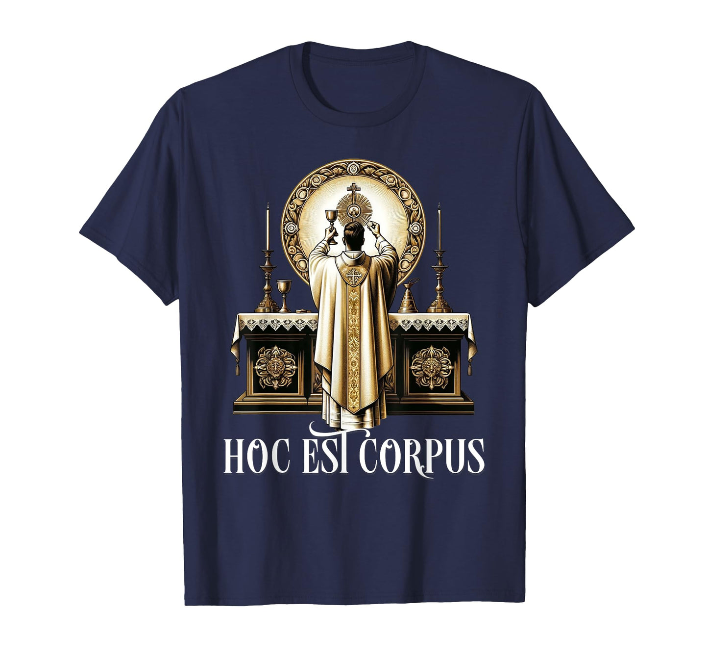 Eucharistic Consecration Traditional Latin Mass Catholic T-Shirt