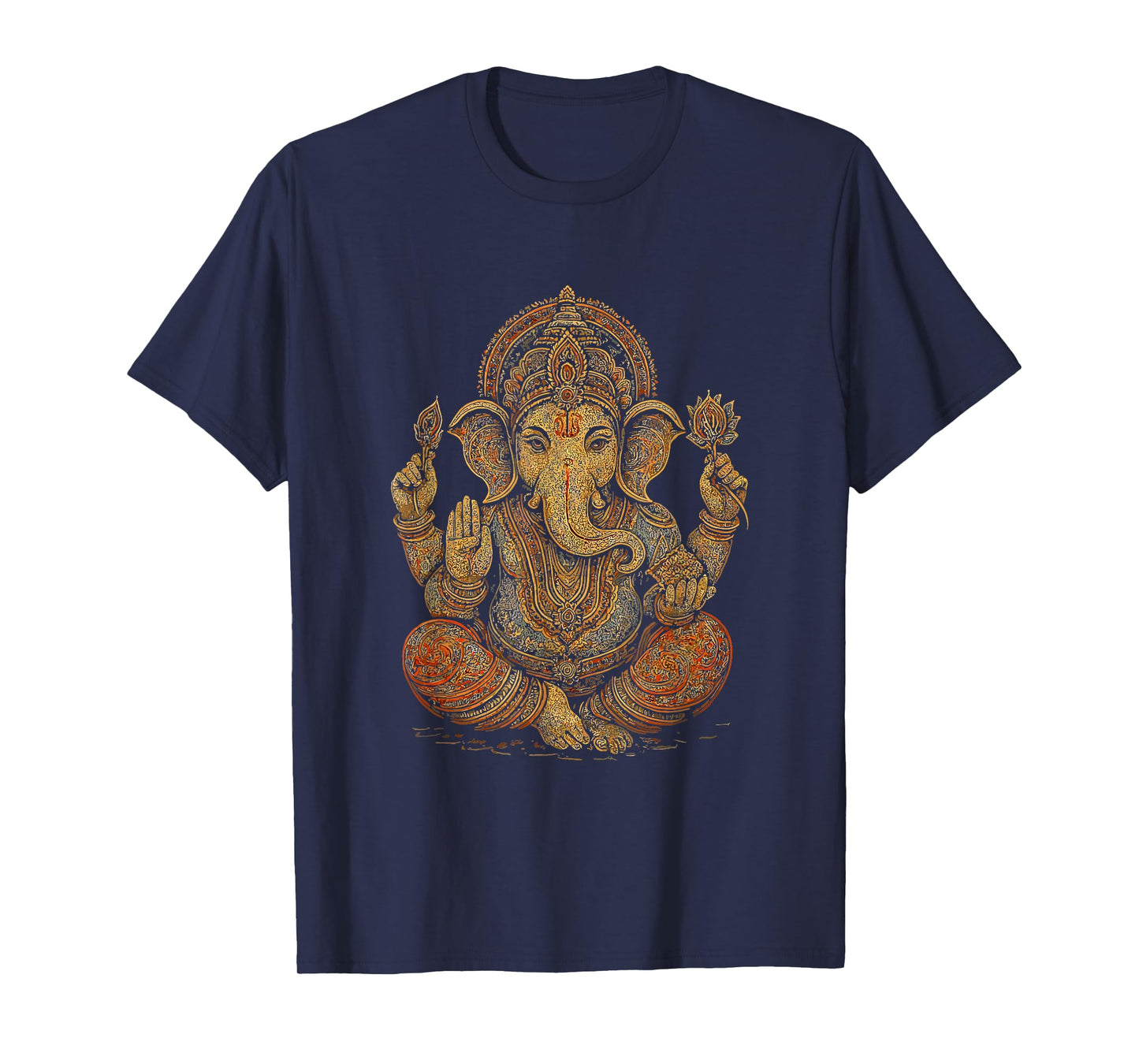 Ganesh Symbol Yoga Hindu Elephant God Ganesha Puja T-Shirt