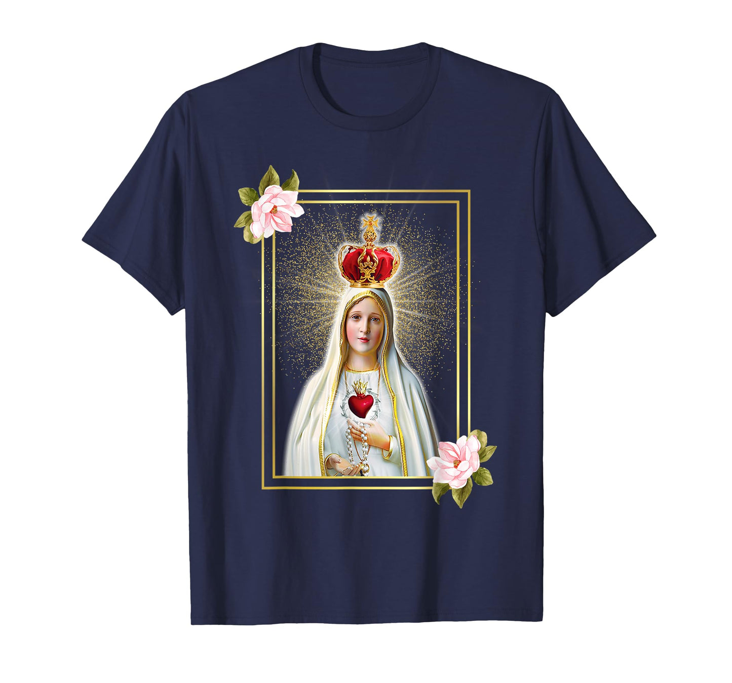 Our Lady of Fatima Immaculate Heart of Blessed Virgin Mary T-Shirt