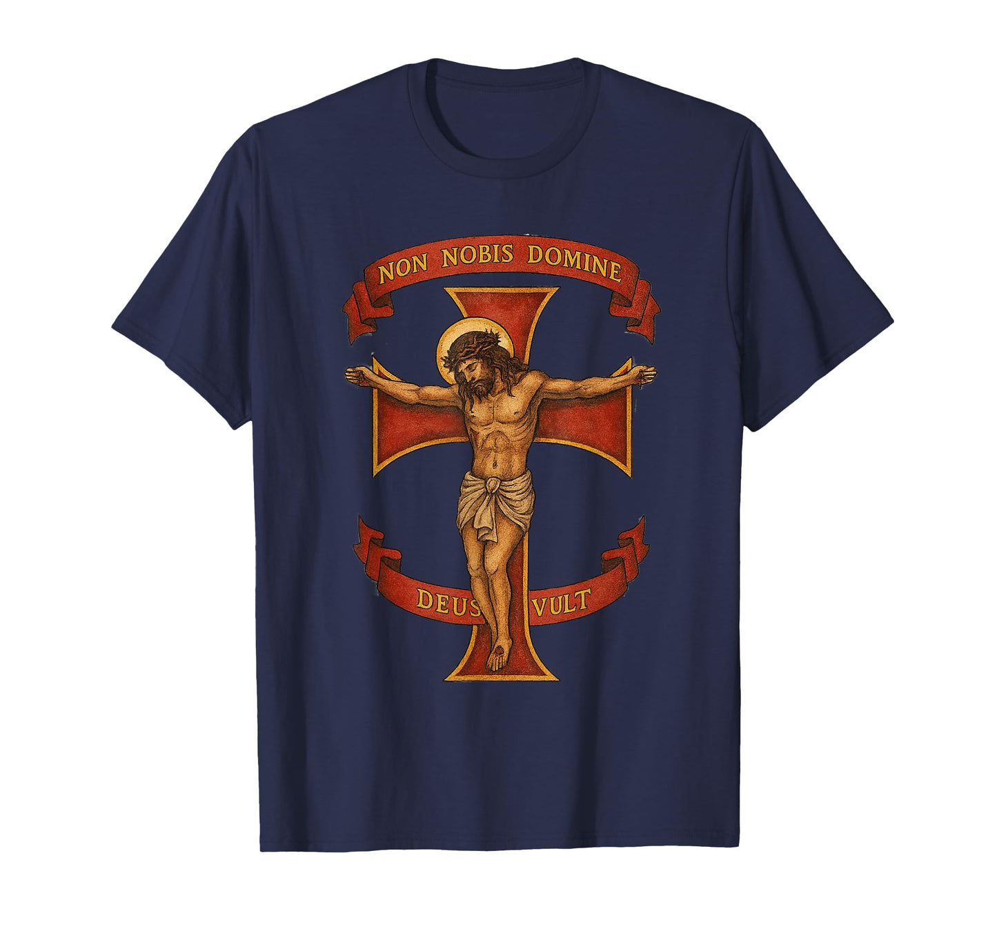 Non Nobis Domine - Deus Vult - Catholic T-Shirt