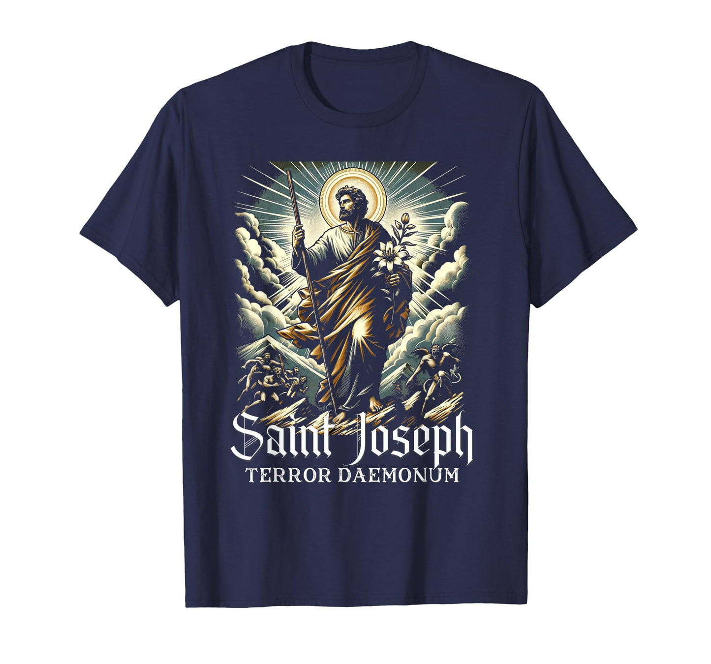 Saint Joseph Catholic Father And Worker T-Shirt