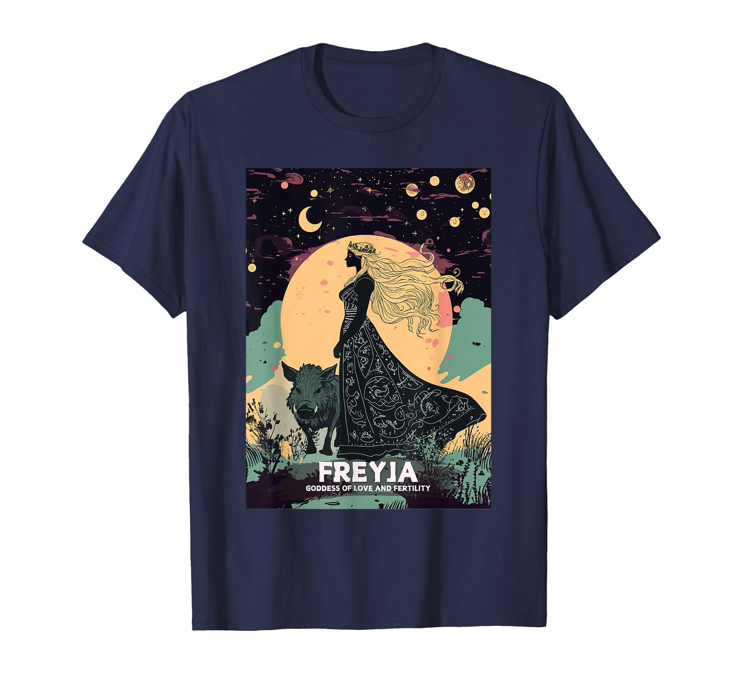 Freya Goddess Freyja Viking Norse Mythology Celtic Knot T-Shirt