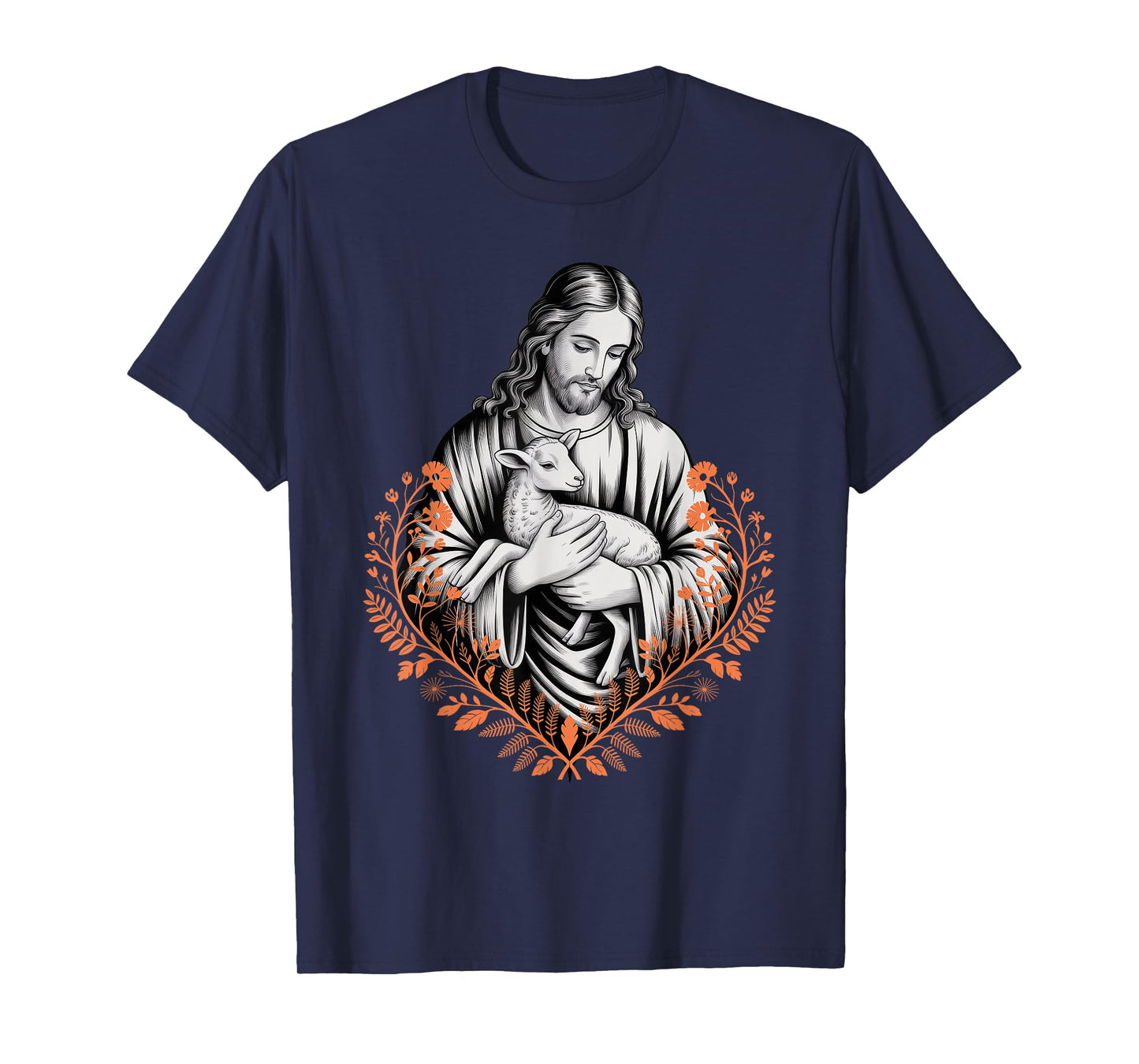 Jesus Holding Lamb God Shepard T-Shirt
