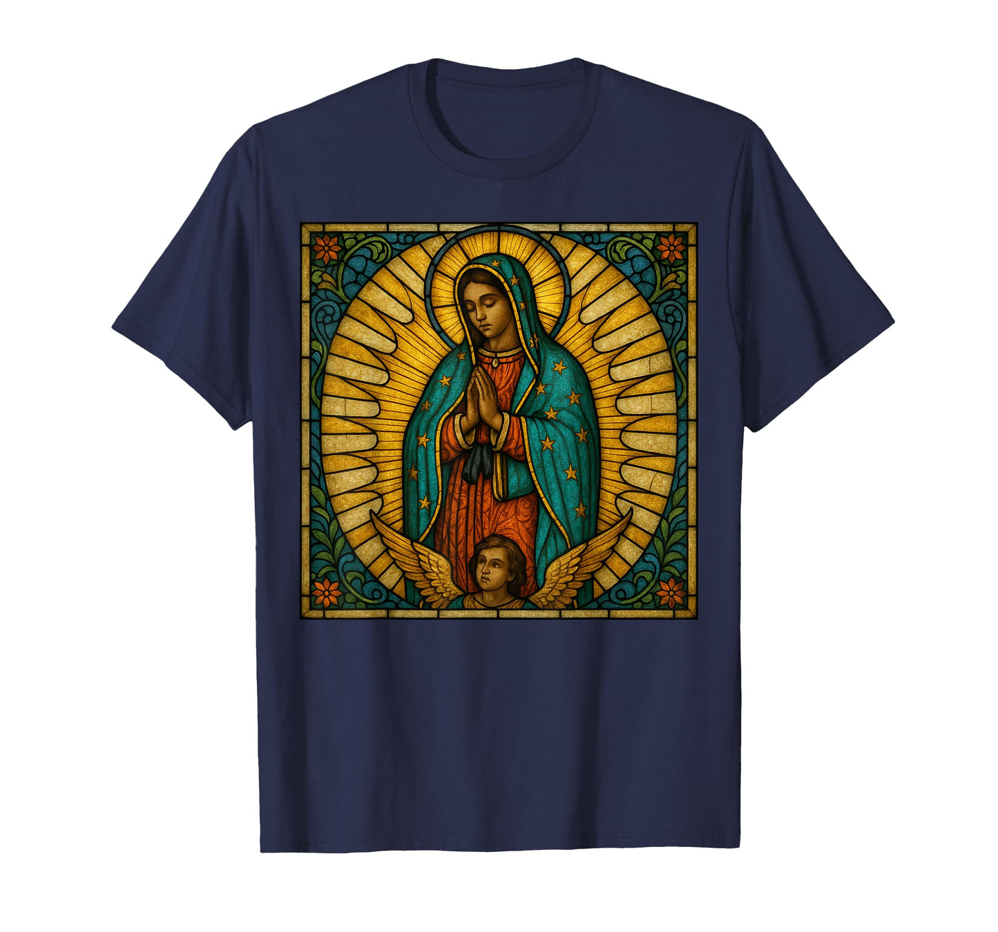 Catholic Our Lady of Guadalupe Mexican Saint Virgin Mary T-Shirt