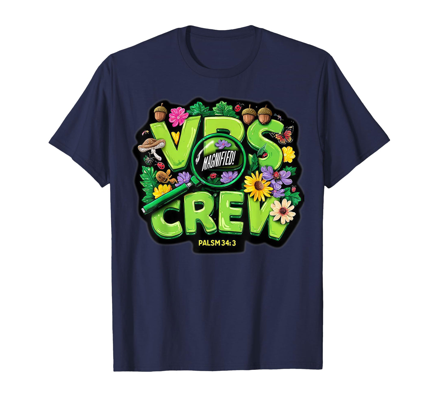VBS Crew Magnified VBS 2025 Smallest Insects Christian T-Shirt