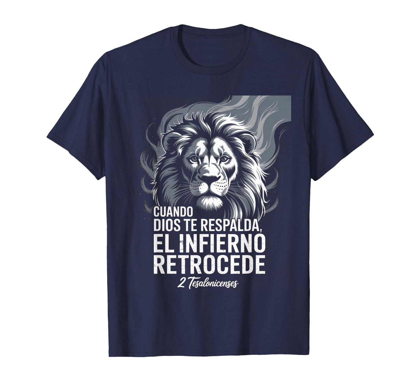 Cuando Dios Te Respalda el Infierno Retrocede – Verse T-Shirt
