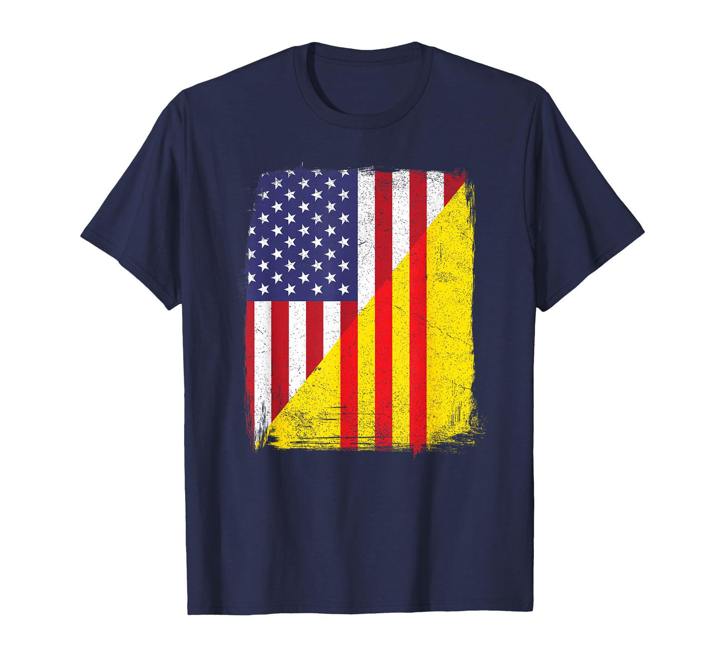 Vietnamese American Flag South Vietnam USA T-Shirt