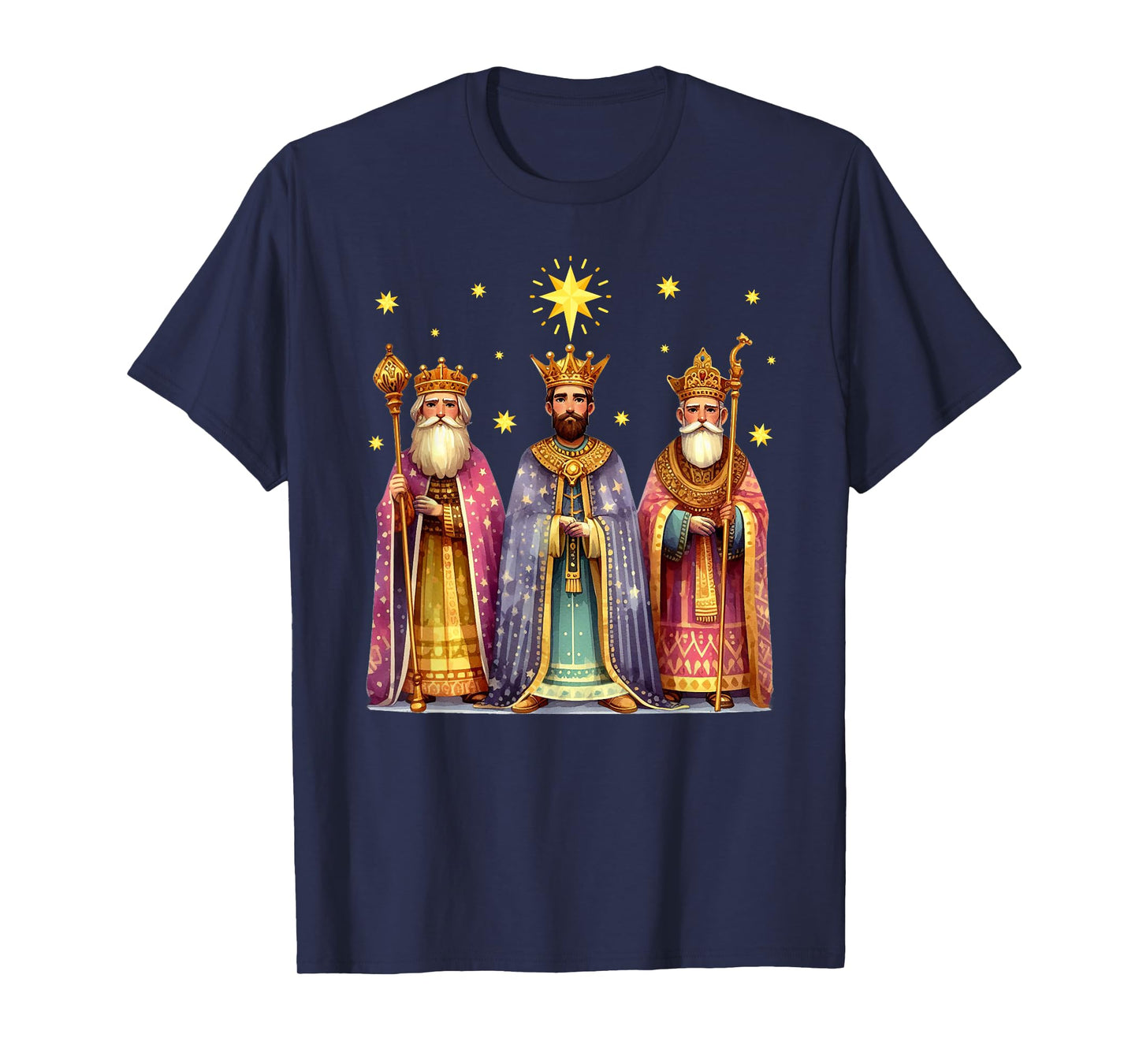 Feliz Dia De Reyes Epiphany Three Kings Day Los Reyes Magos T-Shirt