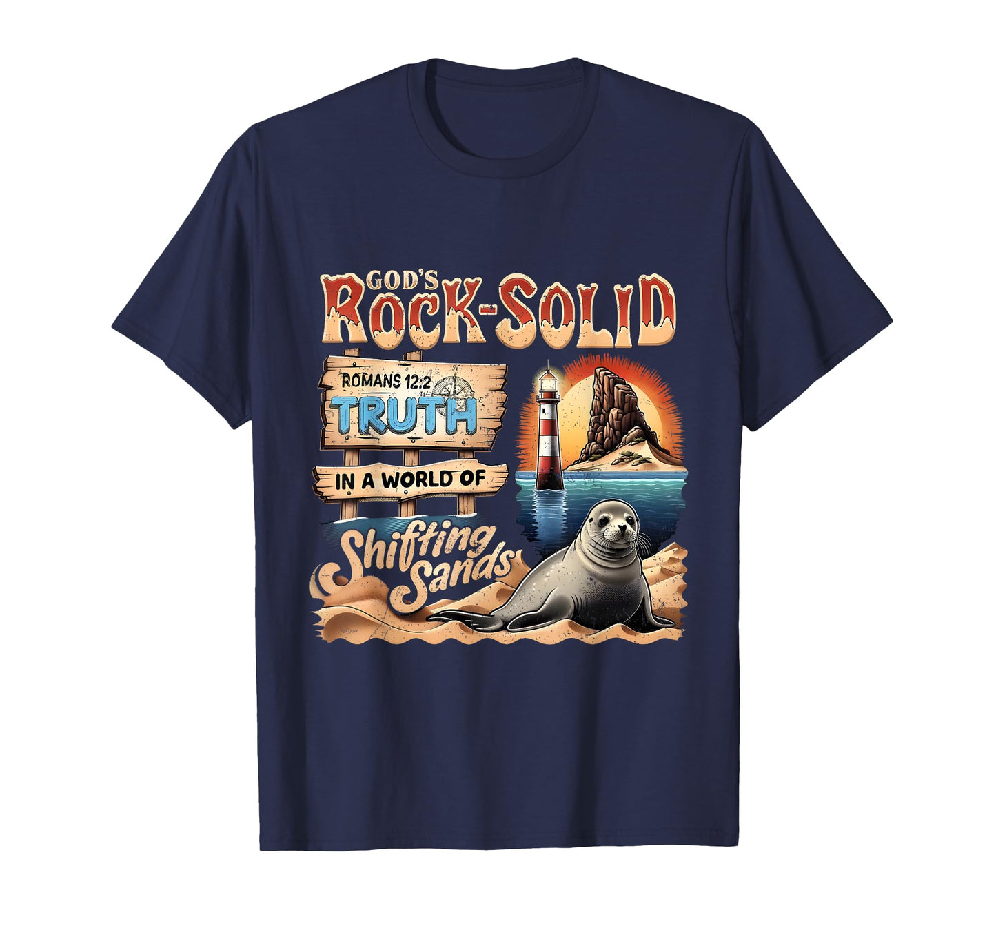 God's Rock Solid Truth Shifting Sands VBS 2025 T-Shirt