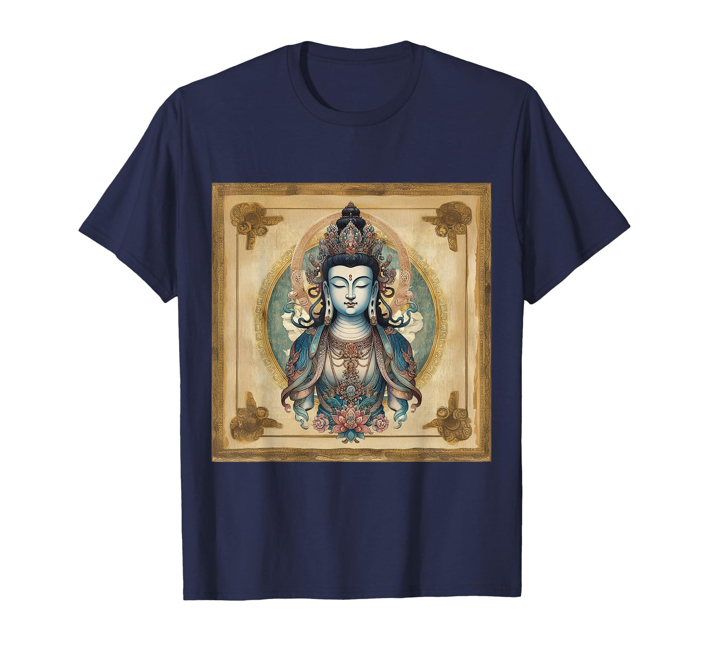 Avalokiteshvara Ancient Tibetan Buddhism Chenrezig Deity T-Shirt