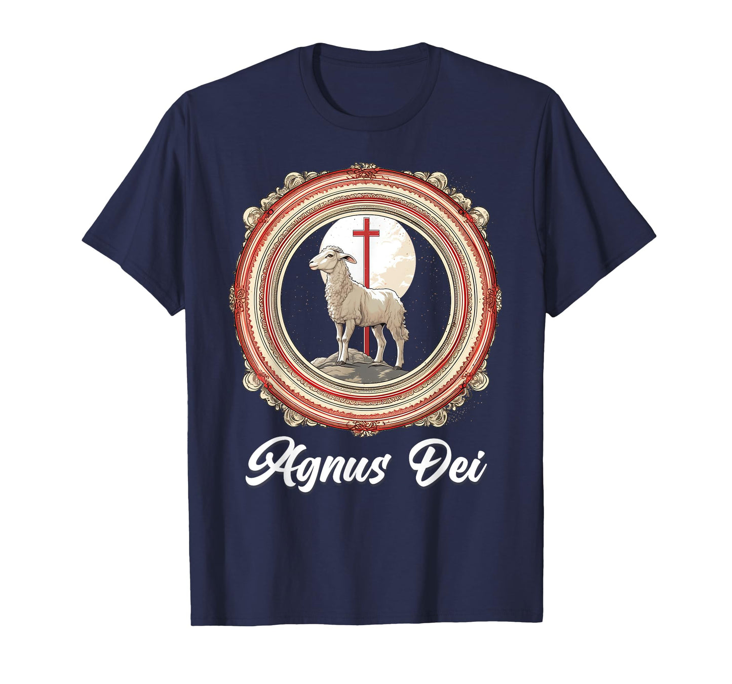 Agnus Dei Sanctus Traditional Latin Mass Catholic T-Shirt