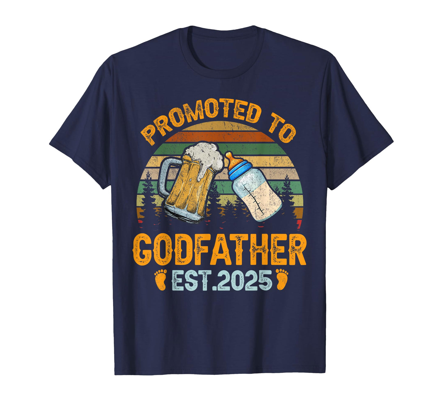 Promoted to Godfather 2025 Funny Shirt for new Godfather T-Shirt