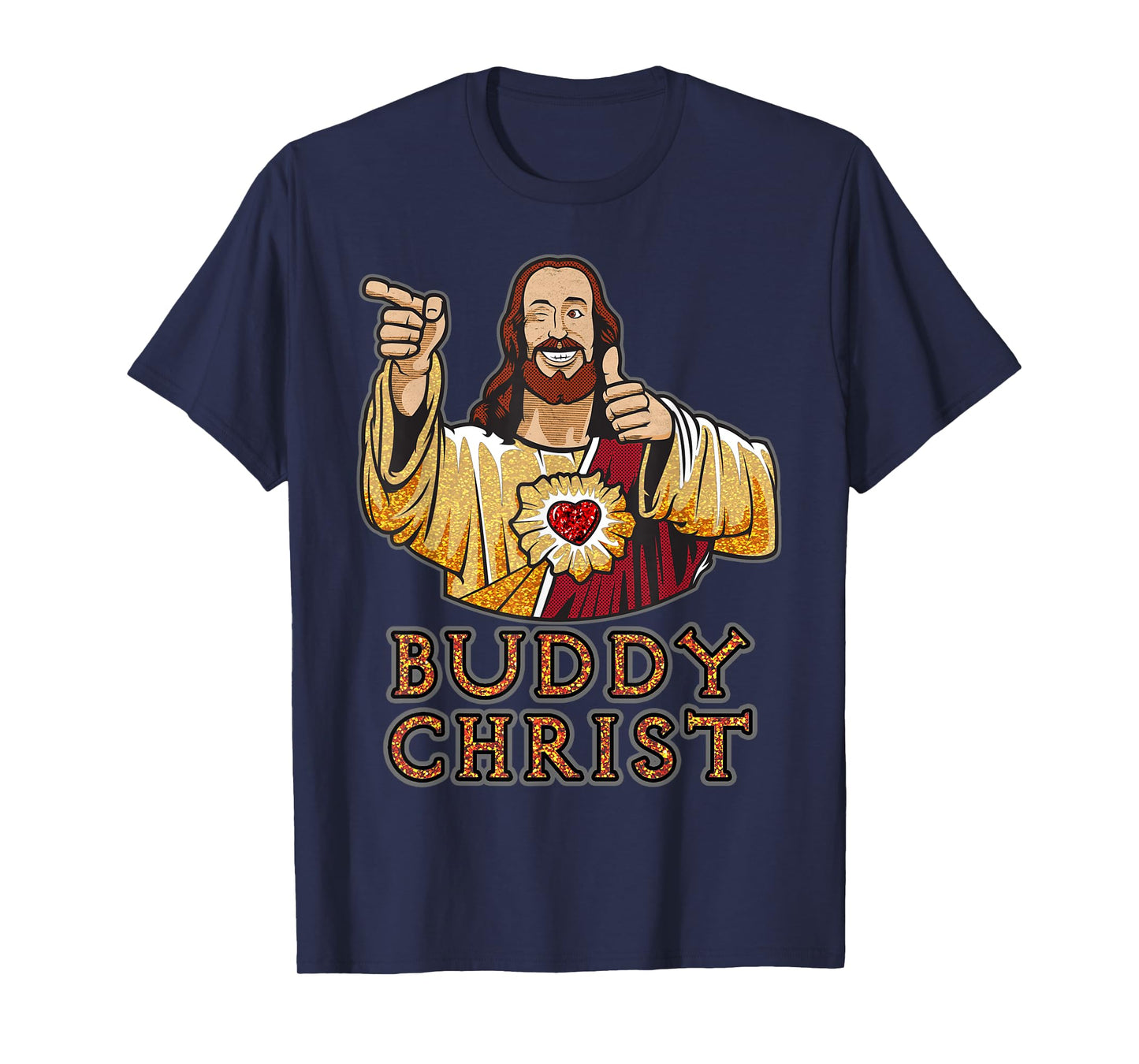 Kevin Smith View Askewniverse Buddy Christ Got Golden Wow T-Shirt