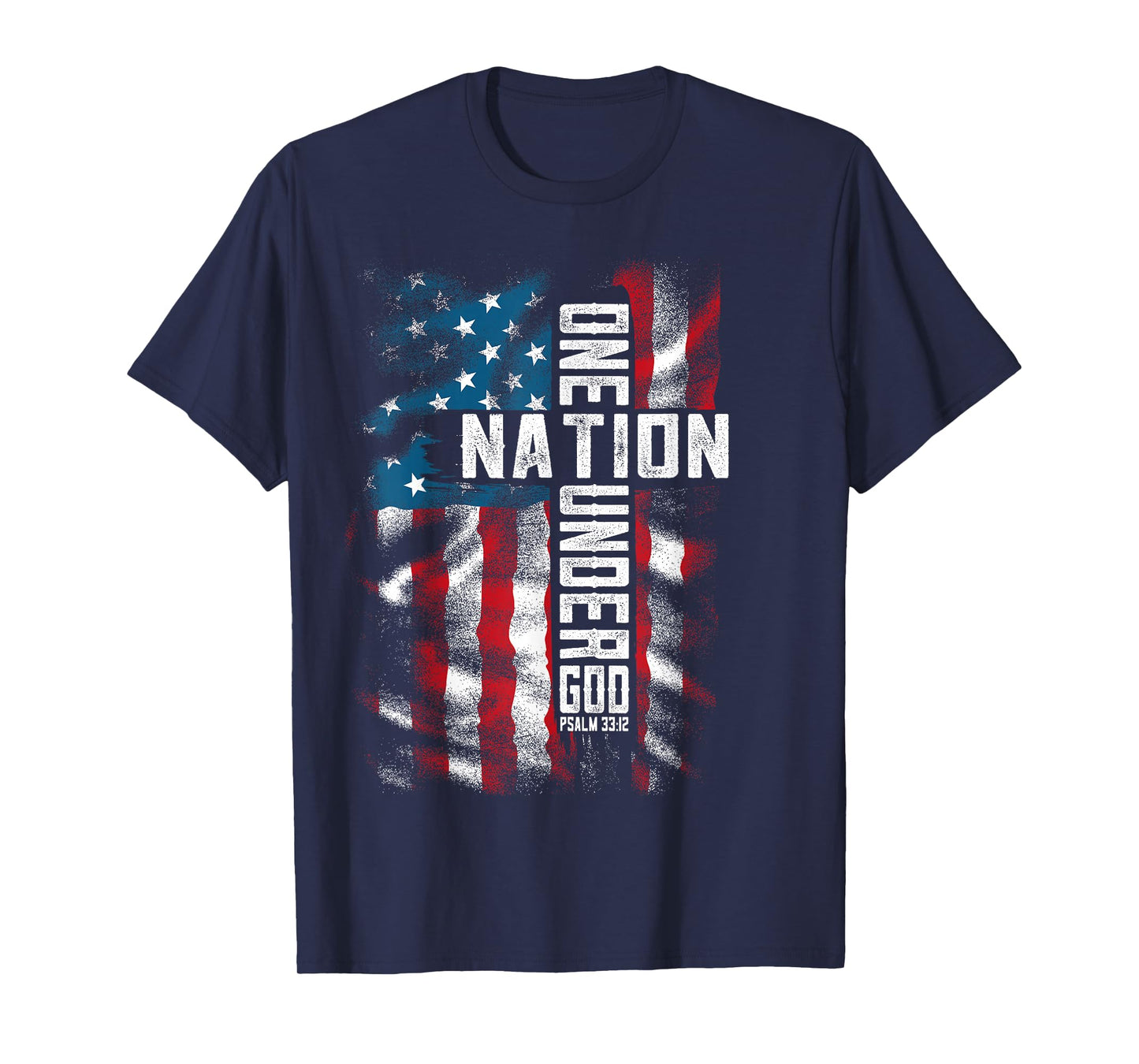 christian men , bible verse faith , patriotic 4th of july T-Shirt