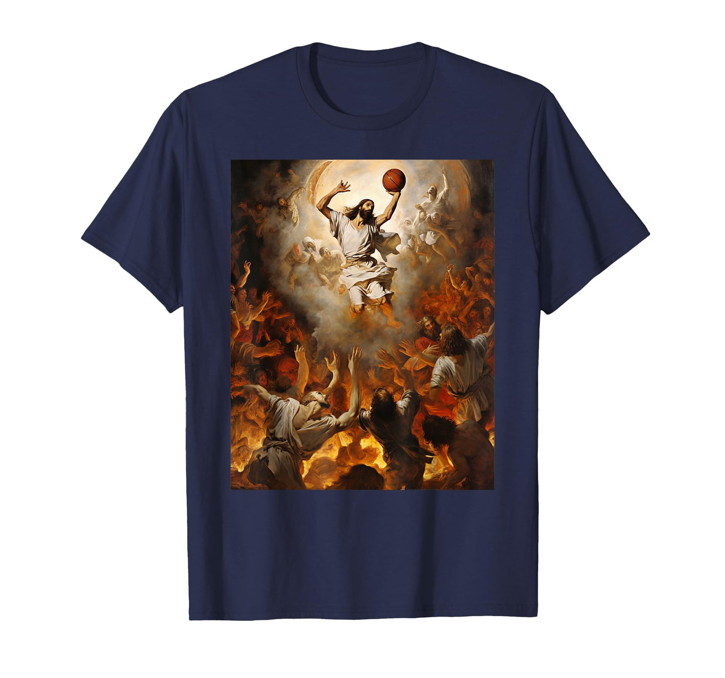Jesus Playing Basketball T-Shirt