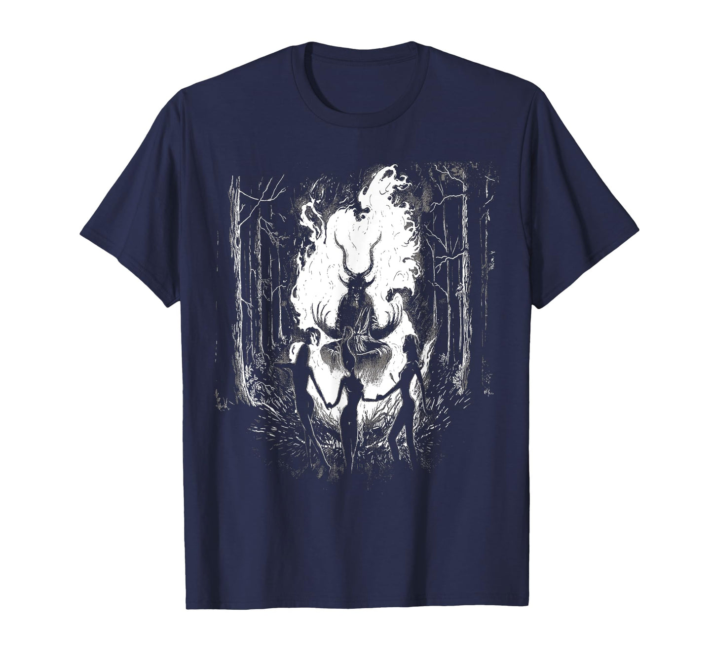 Witches Dancing With Baphomet Occult Witch Gothic Sabbath T-Shirt