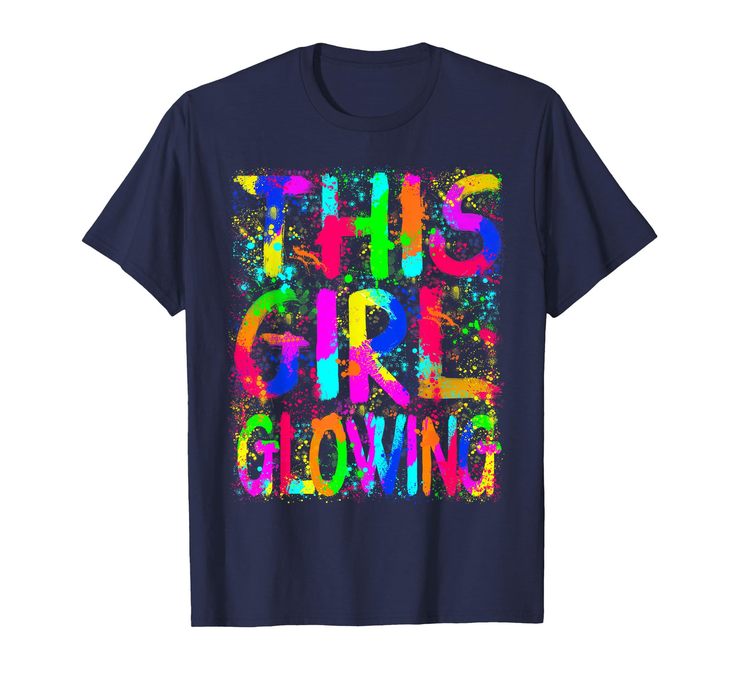 This Girl Glowing In My Glowing Era Group Team Tie Dye T-Shirt